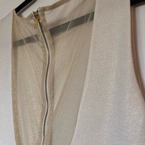 Alice + Olivia Gold Cocktail Dress